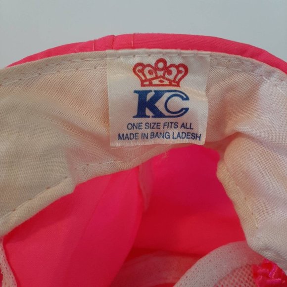 Vintage Hot Pink Spaulding Motorsports Snap Back Nylon Dad Ball Cap - Picture 5 of 6